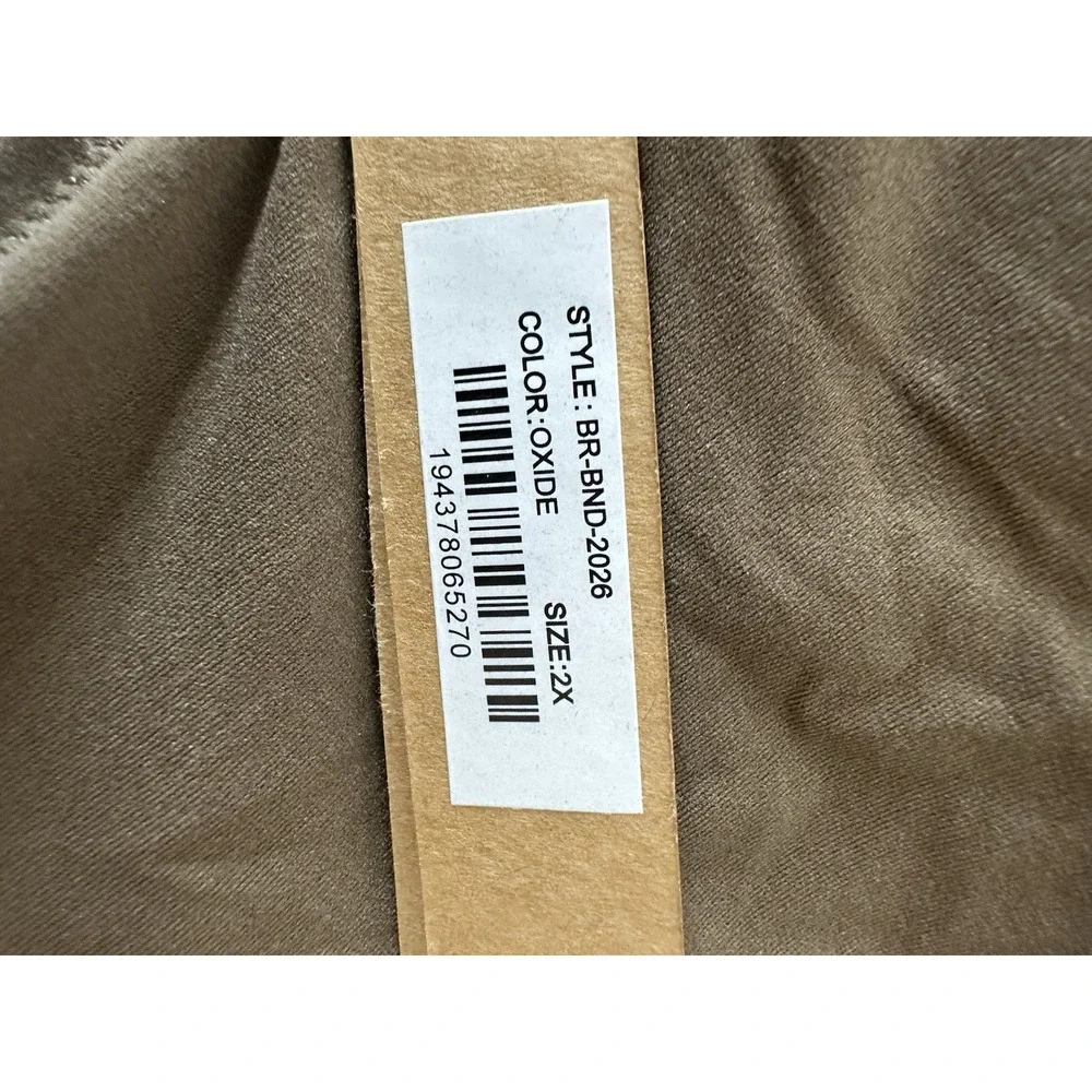 Skims Fits Everybody Bra Bandeau‎ 2X Women's Color Oxide Style BR-BND-2026 New